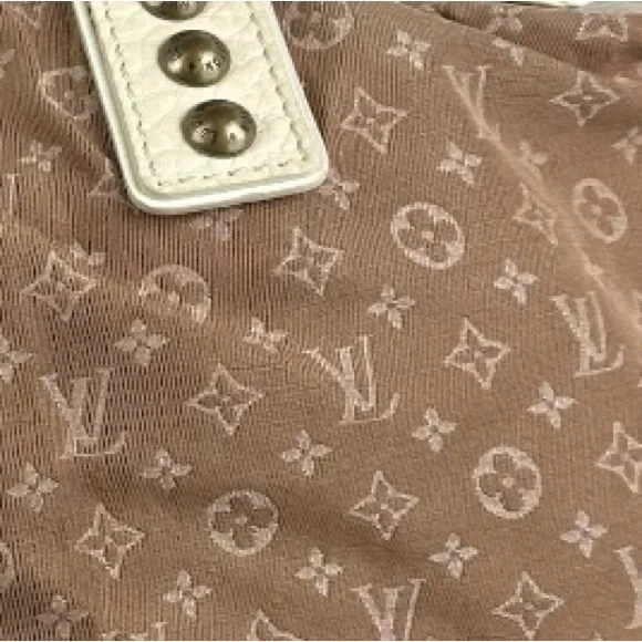 LOUIS VUITTON MINI LIN CANVAS BAG - Picture 4 of 11
